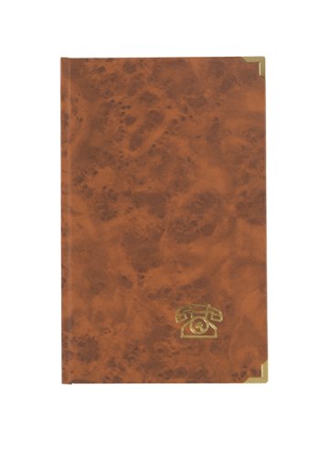 Stylex Adress-u. Telefonbuch mit 2 Messingecken