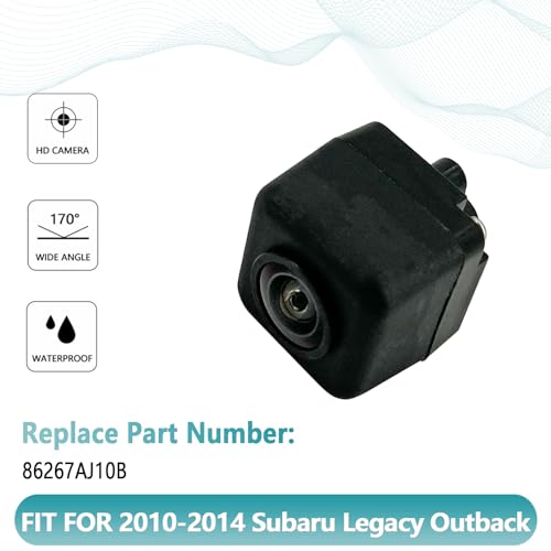 Image of Rear View Reverse Backup Camera Compatible with Subaru Legacy Outback 2010-2014 Rear Back Up Park Assist Camera Replaces 86267AJ10B 86267-AJ10B