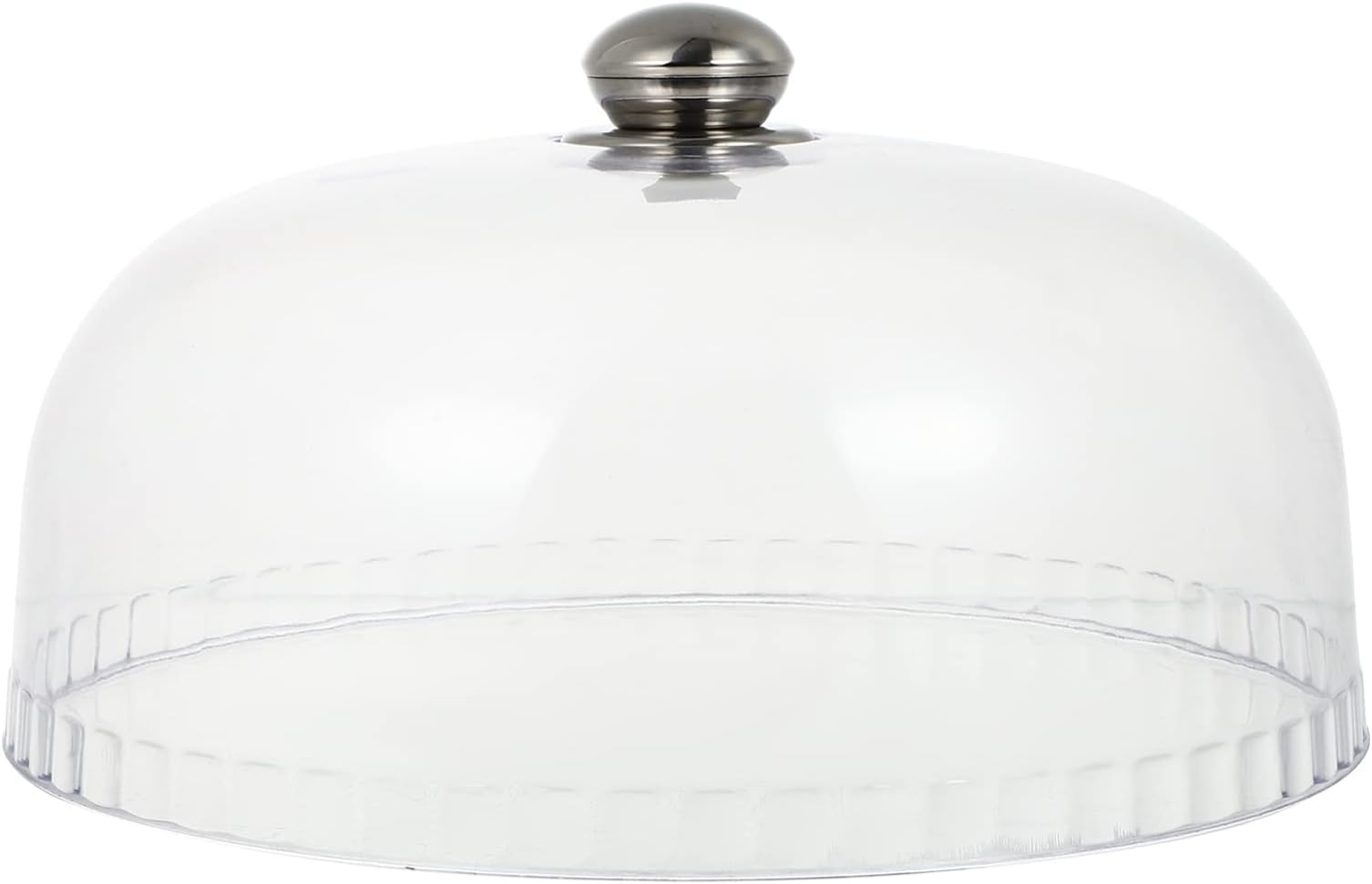 Ipetboom Cake Stand Cover Food Plate Lid Clear Cloche Bell