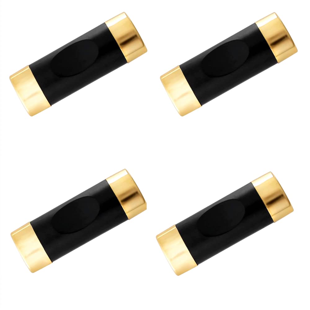 4 Pcs Alloy Chopstick Rest Black Gold Chopstick Holder Chinese Chopstick Spoon Rest Table Decoration Simple Cushion Spoon Holder for Home Restaurant Kitchen Tableware Rack