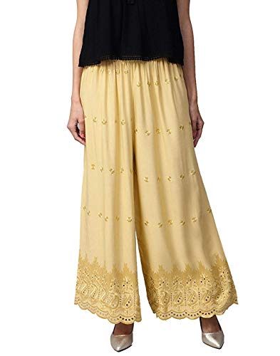 Image of Women's Rayon Half Chicken Palazzo
