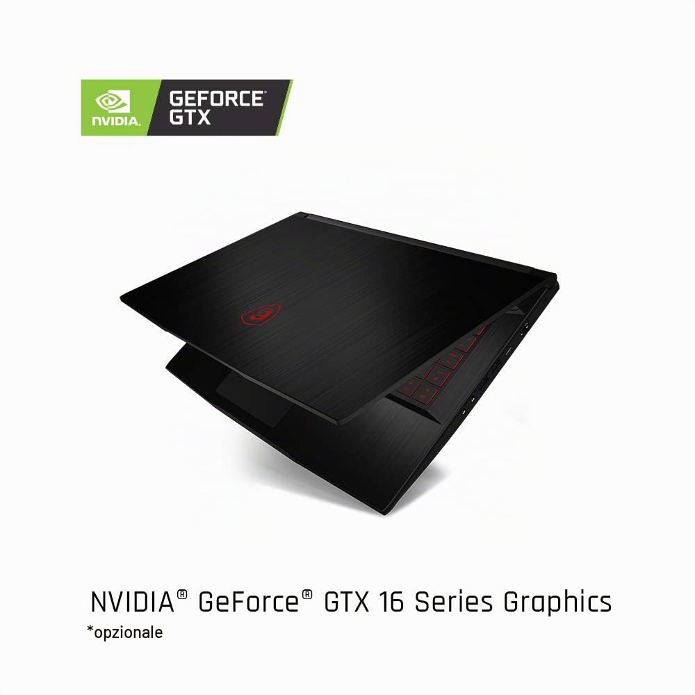 MSI GF63 Thin 9SC-614 15.6" Gaming Laptop, Intel Core i5-9300H, NVIDIA GTX 1650, 8GB, 512GB NVMe SSD, Win10