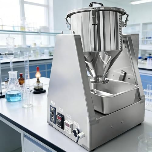 AityBuy Electric Dry Powder Mixer with 360° Rotation,5L/10L/20L Bidirectional Stainless Steel Blender for Small-Scale Industrial & Lab Mixing 20L