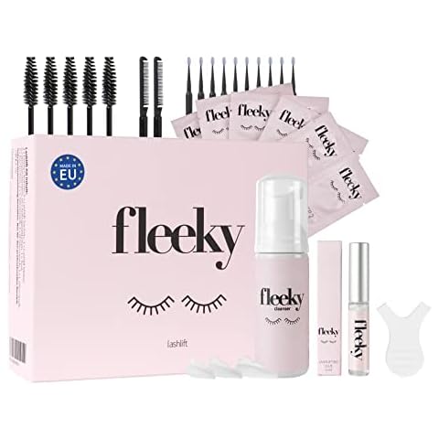 Fleeky Eyelash Lifting Set - Vegan & Cruelty-Free Lash Lifting Kit for Eyelashes on Fleek, Natural and Expressive Eyelash Curler without Eyelash Curler, No-Need-to-Mascara Effect (Maxi) Cover
