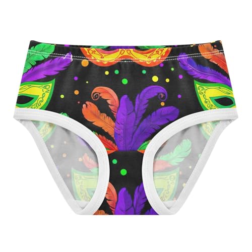 Personalized Toddler Underwear Floral 2t Cotton Girl Panties Cute Colorful Carnival Briefs Girls Undies