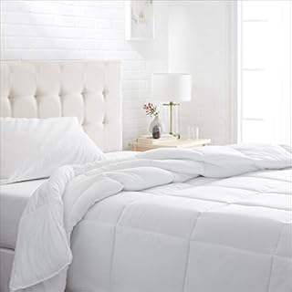 Amazon Basics Conscious Series Down-Alternative Comforter with Recycled Poly Fill - King