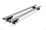 Barre PORTATUTTO 130cm Renegade 2014 in Poi per Auto con Railing (CORRIMANO) Tradizionali