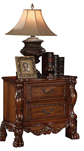 ACME Dresden Nightstand - 12143 - Cherry Oak, 31.75"L x 20"W x 30.5"H