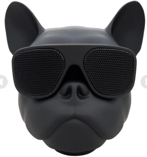 Sway Air Fitz Altavoz Bluetooth de escritorio multimedia - Bulldog francés negro
