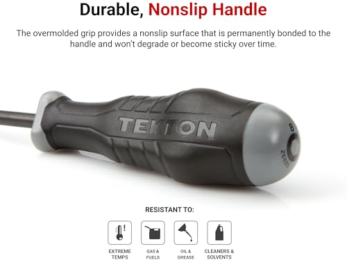 Image of TEKTON 9 mm High-Torque Black Oxide Blade Nut Driver | 26887 | Made in USA