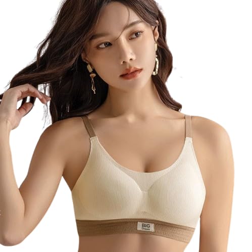Yurisha Women Seamless Padded Sports Bra, Wireless Ribbed Cotton Stretch Bralette with Adjustable Straps, Light Support fo... - Review, Price and Buying Guide
