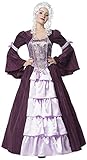 rokoko kostüm gr 48  L3201040-48 lila-Flieder Damen Rokoko Barock Kostüm Kleid Gr.48