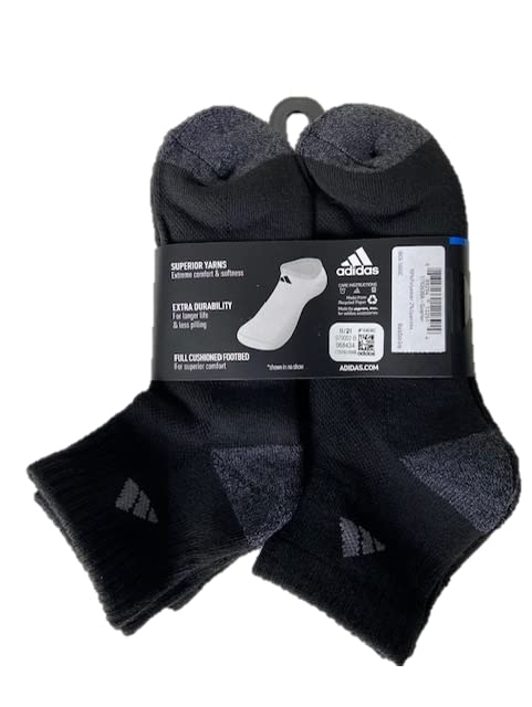 ADIDAS 6 PAIRS MEN'S CUSHIONED AEROREADY SOCKS SHOES SIZE 6-12