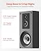 VEVOR Passive Floorstanding Speaker, 3-Way, Floor-Standing Tower Speaker with 0.75 in & 1 in Tweeter, 5.25 in Woofers, 145W Peak, 70Hz–20kHz Frequency Response, MDF Enclosure, for Home Audio, Single