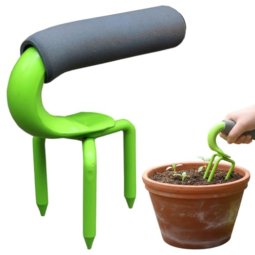 Herramienta Manual de Aireador y Cultivador de Jardín miniatura 1