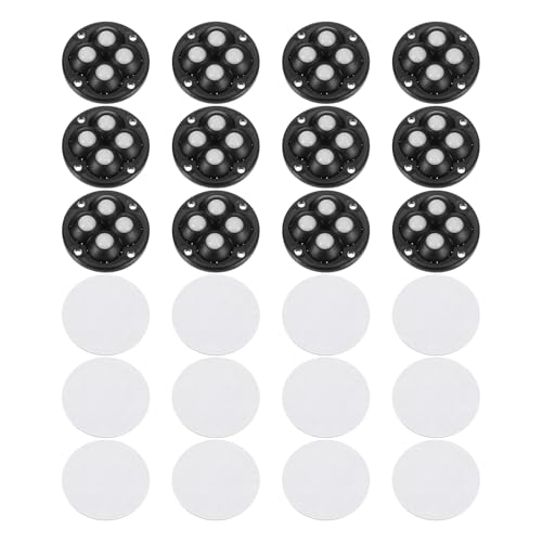 uxcell ~jȔSLX^[zC[ 12 1.85C` x 0.55C` 360x]]zC[ ^ƓdXg[W{bNX S~ iCr[Y (ubN)