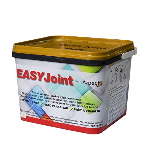 EasyJoint Patio Sand Ready Mixed Paving Jointing Compound For Outdoor Natural Stone Slate And More. 12.5kg All Weather Strong And Durable Sweep In Joint Compound - Buff Sand