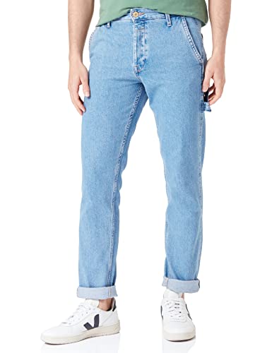 JACK & JONES Jjichris Jjutility MF 716 Jeans, Azul Denim, 30W x 34L para Hombre