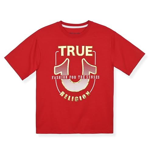 Image of True Religion Boys Short Sets for Kids | Boys Jean Shorts and Tee Shirt Clothing Set