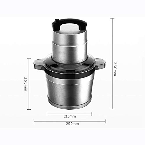 TVSKWMRQ Metall Fleischwolf - Elektrischer Lebensmittelzerkleinerer Küchenmaschine Fleischwolf, Edelstahl Küchenwolf für Fleisch, Gemüse, Obst, Zwiebeln und Nüsse, kleines Geschenk 3 TVSKWMRQ Metall Fleischwolf - Elektrischer Lebensmittelzerkleinerer Küchenmaschine Fleischwolf, Edelstahl Küchenwolf für Fleisch, Gemüse, Obst, Zwiebeln und Nüsse, kleines Geschenk