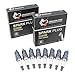 AIP Electronics Dragon Fire Performance Ignition Tune Up Kit Spark Plug Wire Set & Iridium Spark Plugs For 1999-2017 Chevrolet GM Chevy LS LSX LS1 LS2 LS3 LS6 LS7 OEM Fit Kit
