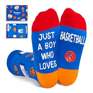 HAPPYPOP Sports Gifts For Boys Kids – Basketball Tennis Hockey Baseball Football Soccer Gifts For Boys Girls Kids