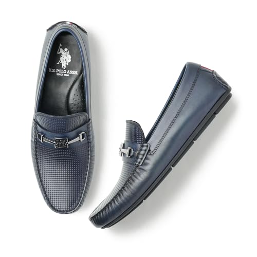 Image of U.S. Polo ASSN. Men Leather Driving Shoe