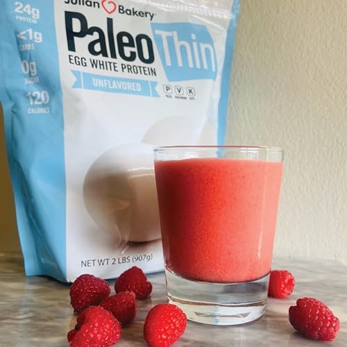 image for Julian Bakery Paleo Thin Protein Powder | Egg White | Unflavored | 25g