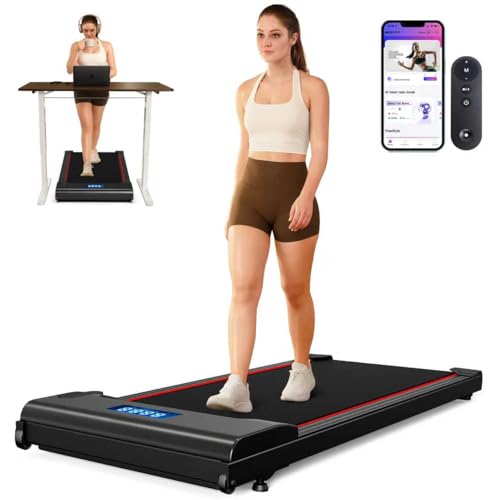 Image of NeoSilent Walking Pad Under Desk Treadmill for Home with BLDC Core and Extra-Large Belt, App and Remote Control