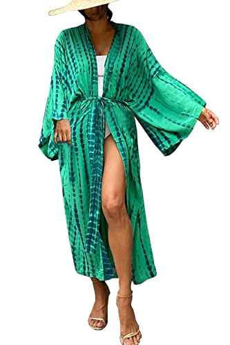 Kimonos pareos de playa LikeJump y vestidos tipo cárdigan ligeros para mujer