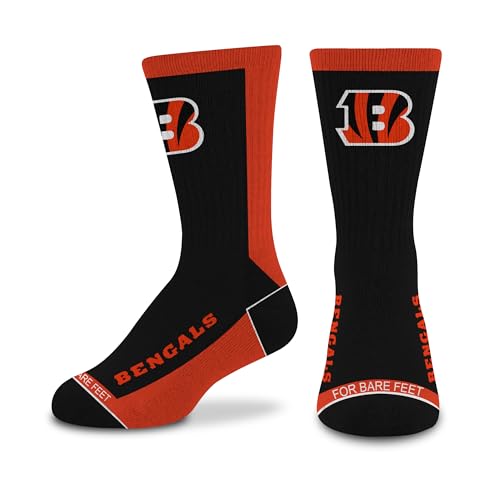 Image of For Bare Feet NFL Unisex Kids Nfl Mvp Crew Sock Youth