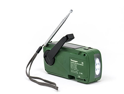 Radio Kaito V1 Voyager Solar/Dynamo AM/FM/SW Verde miniatura 4