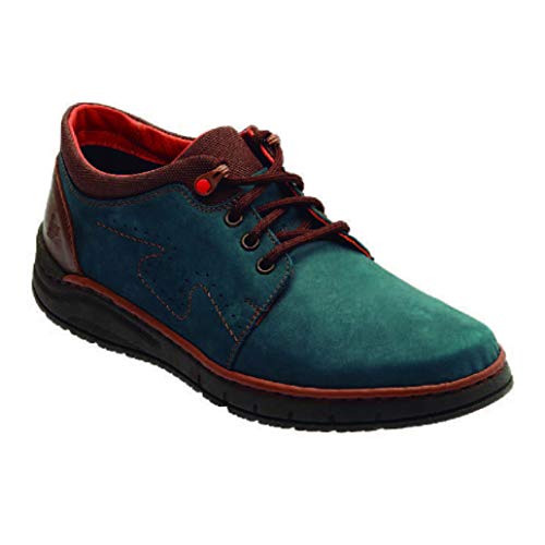 Men's 9318 Oxford, Blue Nubuck, 11.5