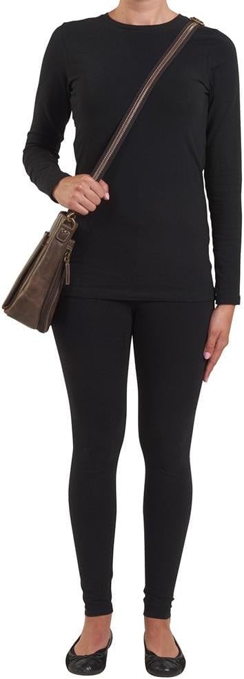 Gun Tote'n Mamas- Conceal Carry Buffalo Leather Cross Body with Front Flap Organizer purse