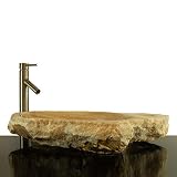 Onyx Marble Counter Top Vessel Sink with Soap Dish ONXTDD-07