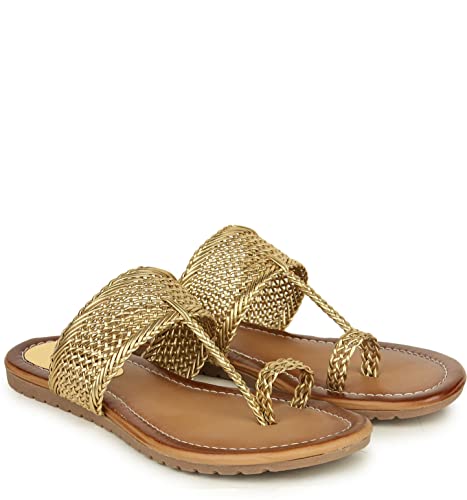 Image of Shoetopia Women's Flat Kolhapuris