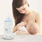 USB Baby Bottle Warmer Travel Bottle Warmer Portable for Breastmilk Milk Warmer for Baby, USB Baby B