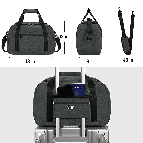 Ecohub ECO3007 For Spirit Airlines Personal Item Bag 18X14X8 Travel Duffel Bags With Laptop Compartment & Shoe Bag Underseat Carry thumb #5