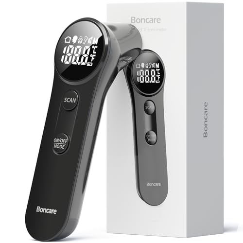 Image of Boncare Thermometer for Adults, Kids, Accurate Digital Forehead Thermometer