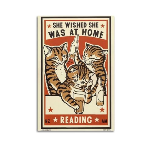 Chat d'anime en poster moderne pour transformer l'ambiance de votre chambre a coucher