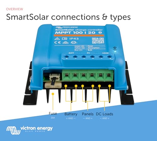 Controladores de carga Bluetooth para furgonetas camper con paneles solares 8