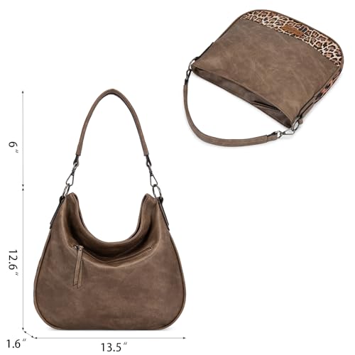 Image of Wrangler Hobo Bags Crossbody Bag for Women Shoulder Purse Handbags with Adjustable Strap
