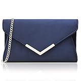 Material: Unsere Clutch besteht aus festem und weichem Wildleder. Inrior ist Satinfutter.