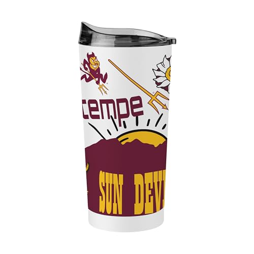 Image of Logo Brands NCAA Native Icons 20 oz Stainless Steel Tumbler - Double Wall Vacuum Insulated