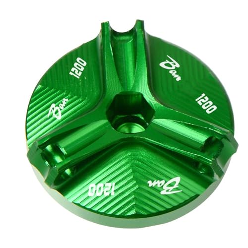 Tapa de copa de aceite en aluminio anodizado verde para Suzuki Bandit 1200