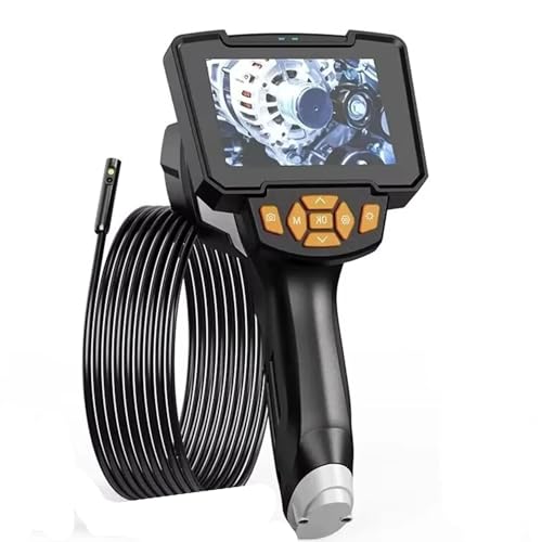 HYZHANHONG 1m, Single Lens Handheld Sewer Inspection Camera, 1080P High-Definition Endoscope with Light, 4.3-Inch Color LCD Screen Industrial Endoscope, Drainage Pipe Snake Shaped Camera
