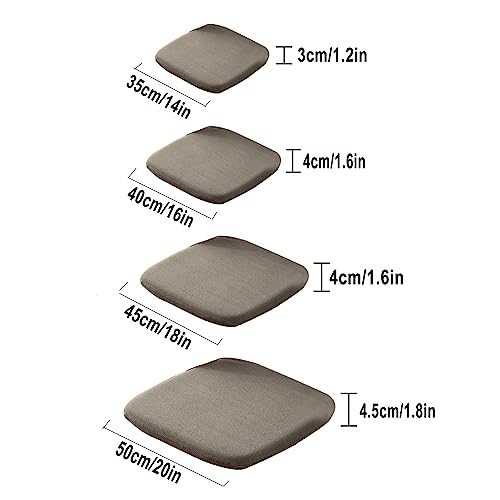 Galette de chaise ronde mémoire de forme amovible contre l'assise trop rigide