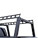 Black Horse Heavy Duty Ladder Rack Over Cab System 5.5' Bed Black Powder Coated Compatible with All 3/4-ton Trucks with 5.5ft to 5.7ft Bed Length Not Compatible with tonneau covers-CSFRHD55B