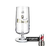 Material: Glas Bitburger Glas/Gläser 0,2l Pokal Bierglas Gastro Bar Deko NEU + anygoods Flaschenausgiesser