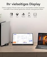 KOORUI 24 Zoll Monitor Full-HD, 75 Hz, 5ms, Eye Comfort, sRGB 99% Farbumfangs,(1920 x 1080, HDMI, VGA, Neigbar, VESA 75x75) Schwarz – Ansicht 2